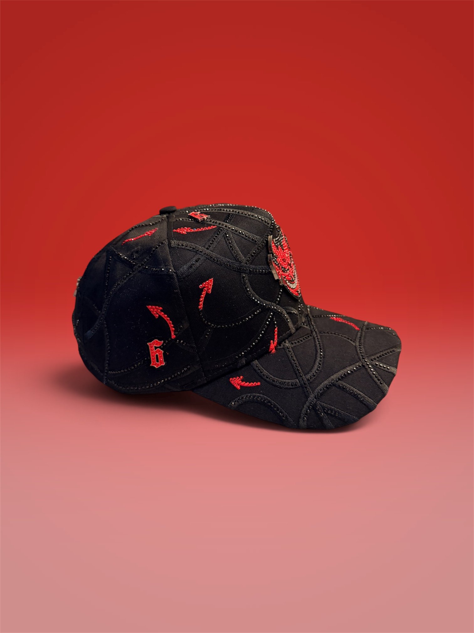 Quilted Black cap