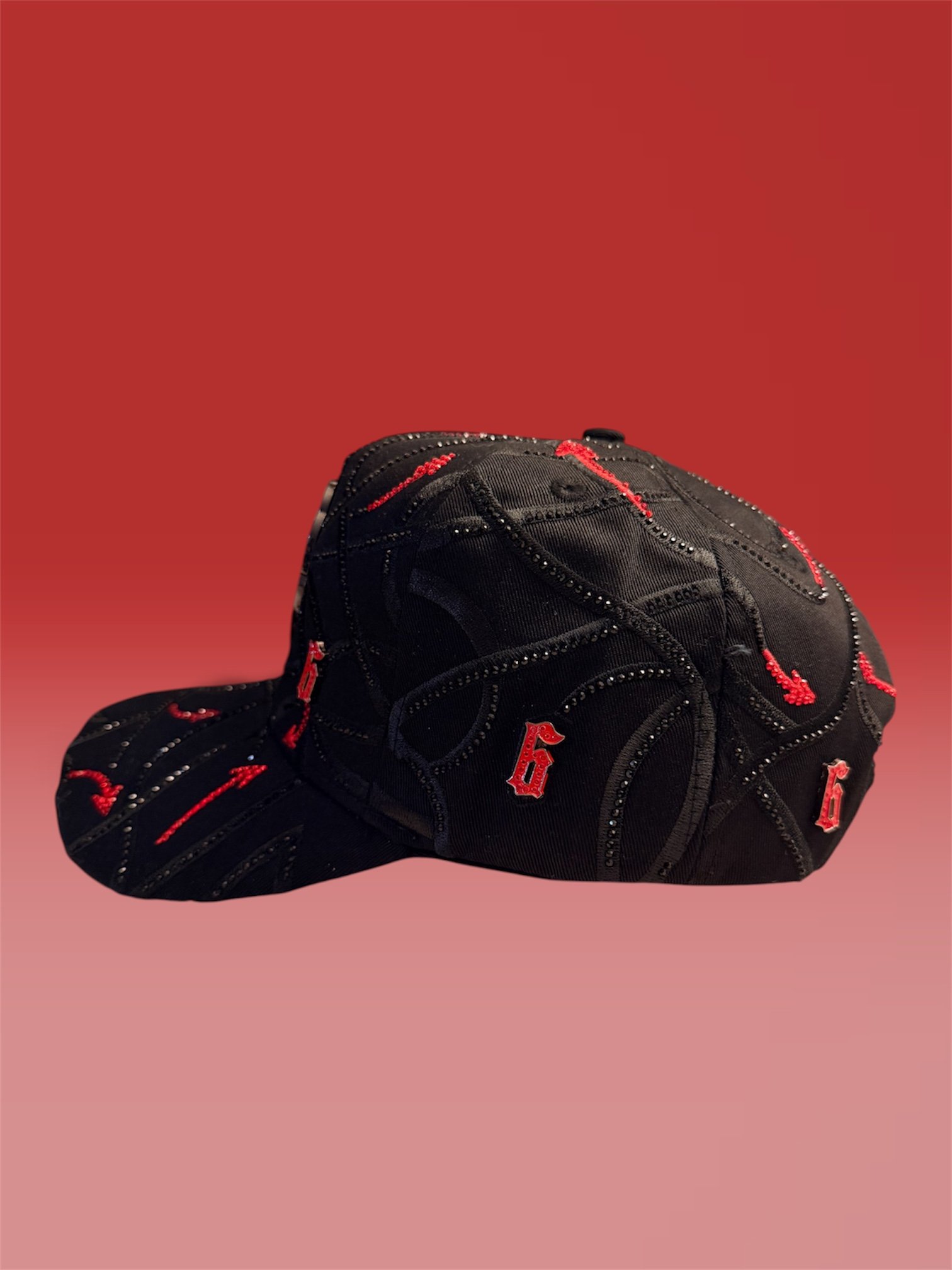 Quilted Black cap